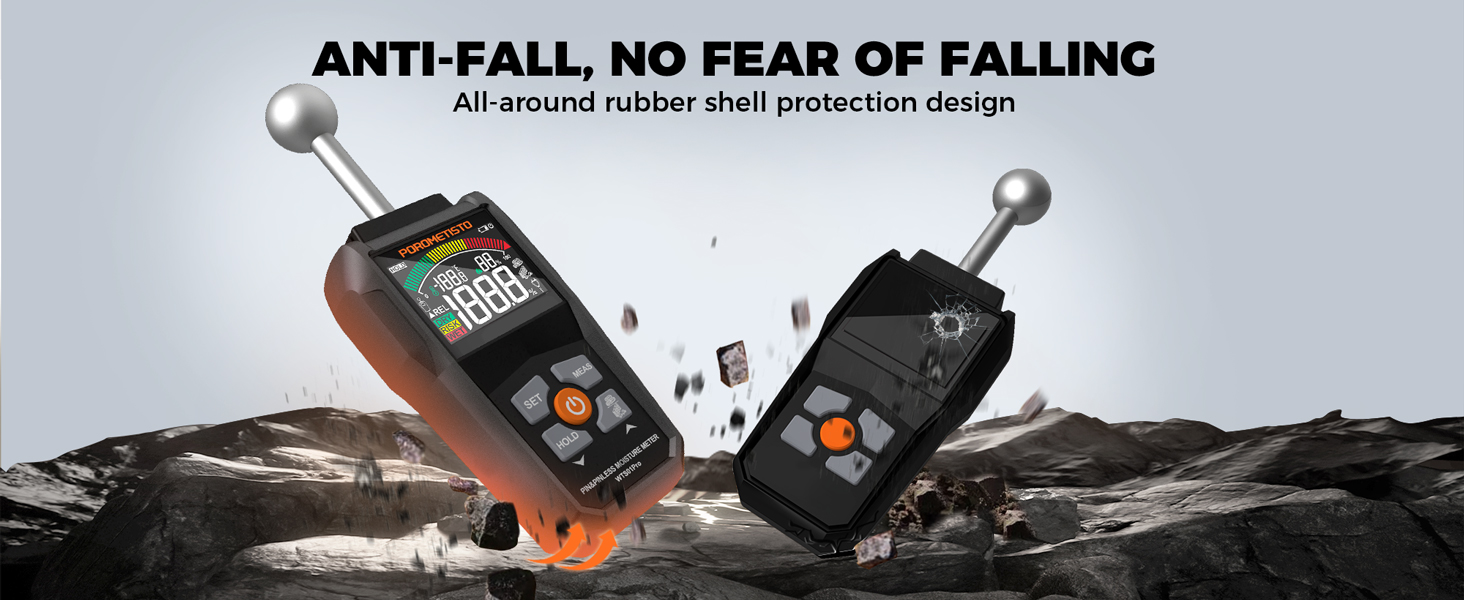 ANTI-FALL, NO FEAR OF FALLING All-around rubber shell protection design