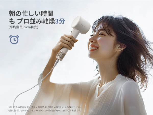 Amazon | dreame (ドリーミー) Gleam 速乾ヘアドライヤー 1200W
