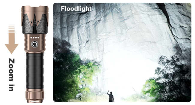 LED Flashlight High Lumens with Ignition Lens,Super Bright Tactical Flashlights