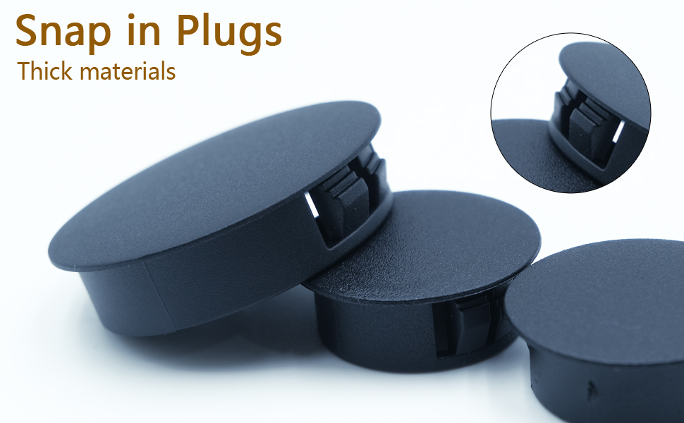 Amazon com: 345PCS 8 Sizes Black Plastic Hole Plugs Plastic Plugs for Amazon com: 345PCS 8 Sizes Black Plastic Hole Plugs Plastic Plugs for