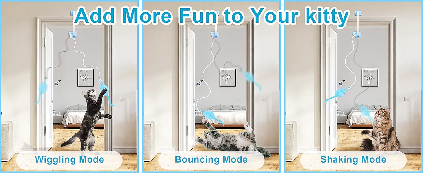 Kezlume Upgraded Smart Interactive Cat Toy with Remote Control