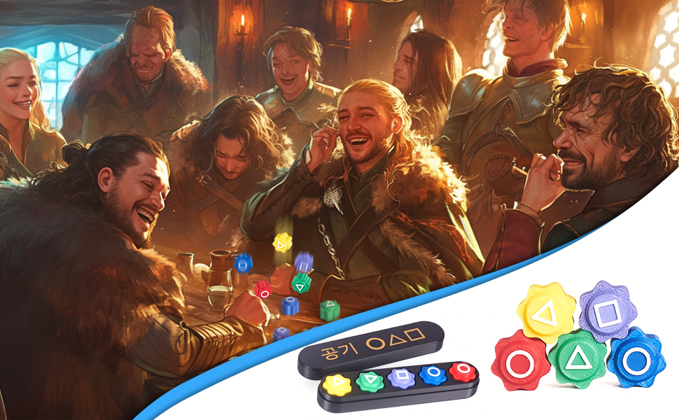 Gonggi Game for family travel and Party Games, Stress Relief