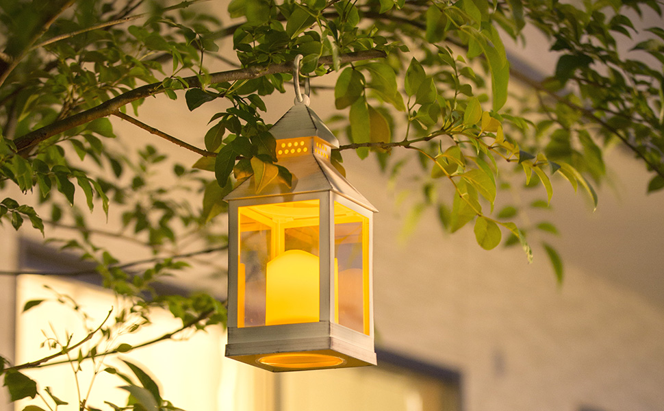 ホワイト アンティーク ギリシャ ランタン 2個セット