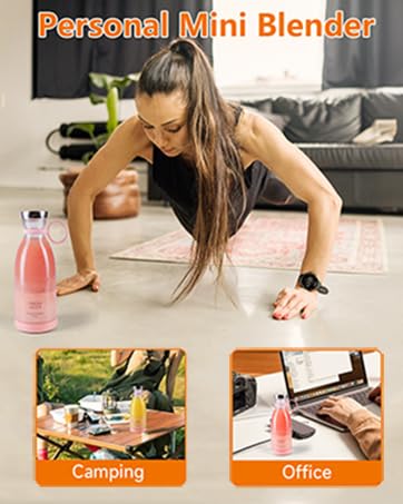 Jugo de licuadora en el gimnasio