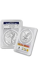 銀貨 Struck at West Point Mint 2021 MS70 2021-W Silver Eagle