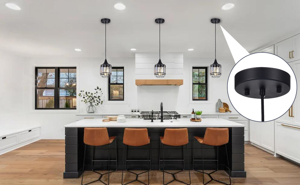 Canopy Kit for Ceiling Light Black Ceiling Light Plate for Pendant