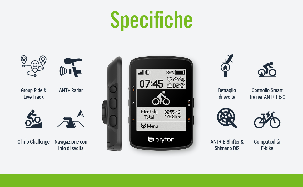 Bryton Rider 460 GPSサイクルコンピューター本体(本体のみ) Bryton Rider 460 E ブライトン ライダー 本体のみ Cycle