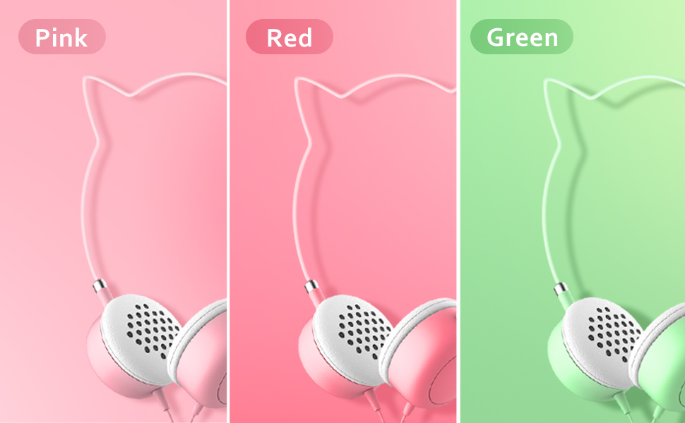 MINISO Cat Ear Headphones Comfortable Headphone for Android and iOS