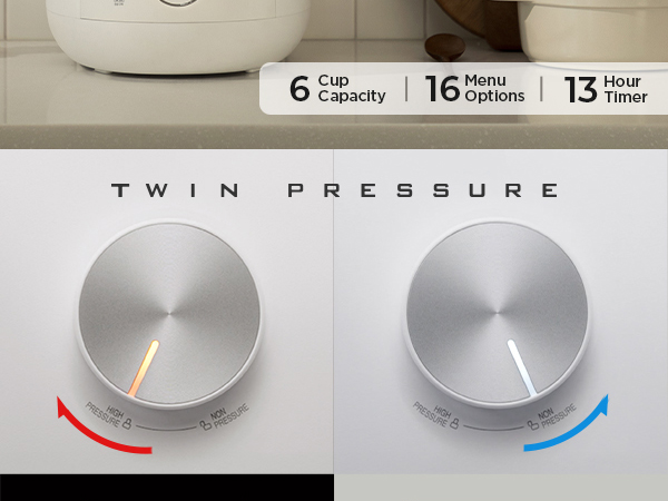 cuckoo twin pressure induction heating rice cooker 6 cups 12 cup slow cooker multi-cooker grains