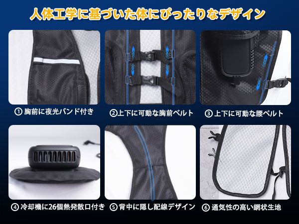 熱中症対策に❣️[空調水冷服] ペルチェ ベスト 冷却ベスト 冷感 外仕事 Amazon.co.jp: [空調水冷服] ペルチェ ベスト 2025最新型の
