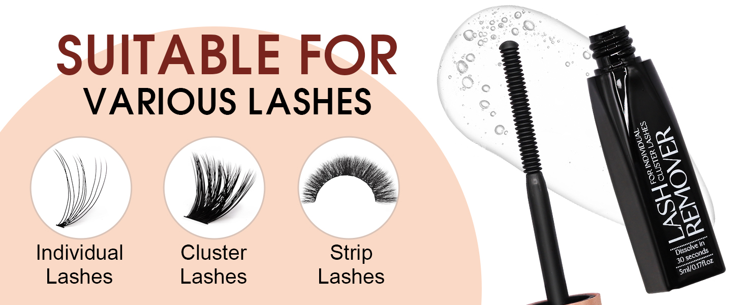 EYE LASH REMOVER FOR DIY LASHES