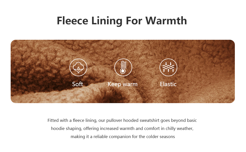 fleece lining for warmth