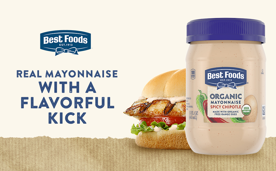 Best Foods Organic Mayonnaise Spicy Chipotle Mayo Sandwich