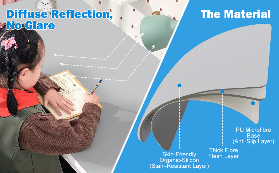 MAKUANG Dry Erase Desk Mat with Organosilicon Surface