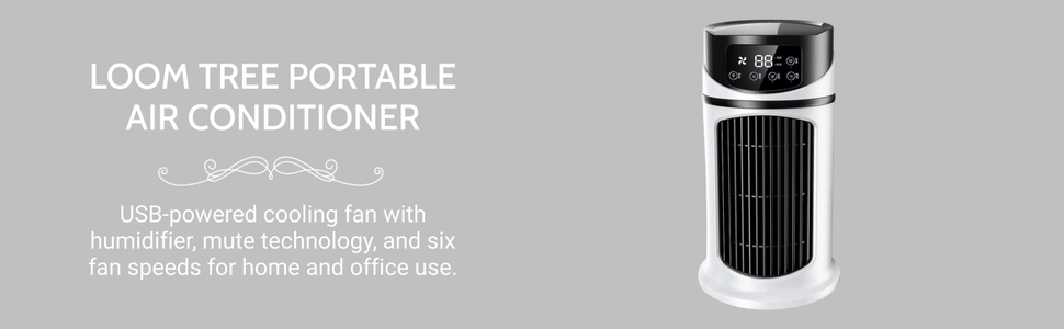 Review Loom Tree® Air Conditioning Fan Usb Portable Air Conditioner 8 2121