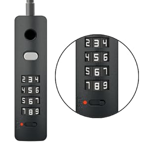 セキュリティ・セーフティ mick UP Security Bike Lock Cable 23.6