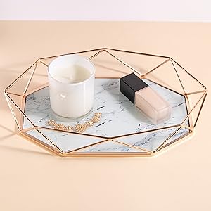 Marbling gold tray