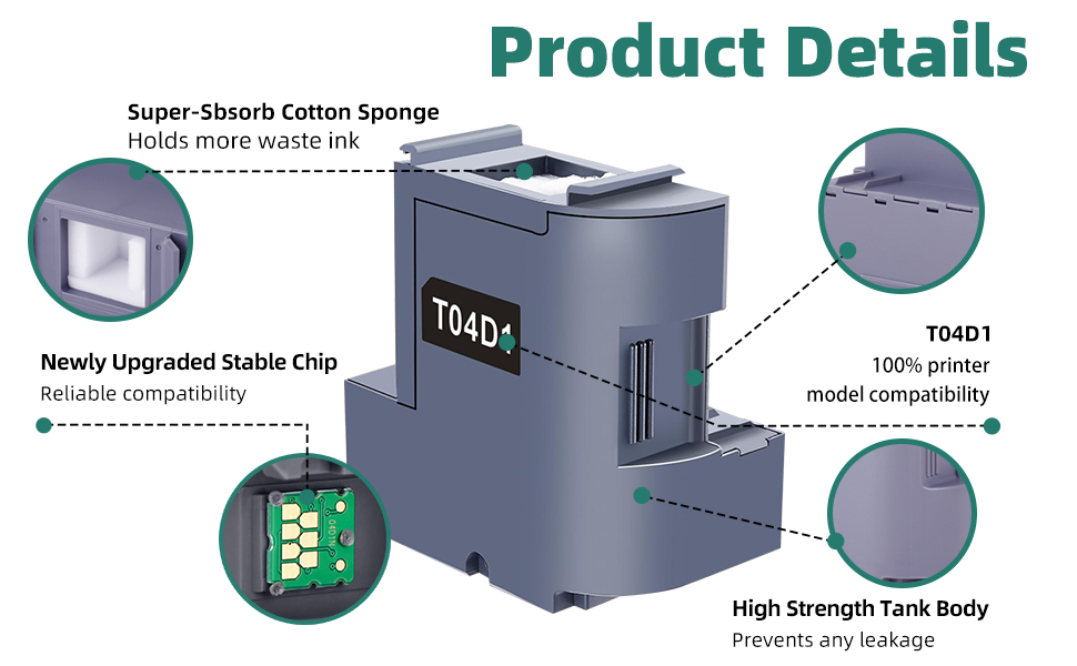 T04D1 Ink Maintenance Box Replacement for Epson ET15000 ET