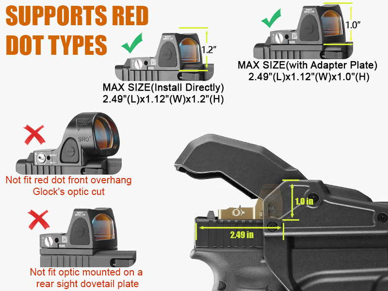 Drop leg holster