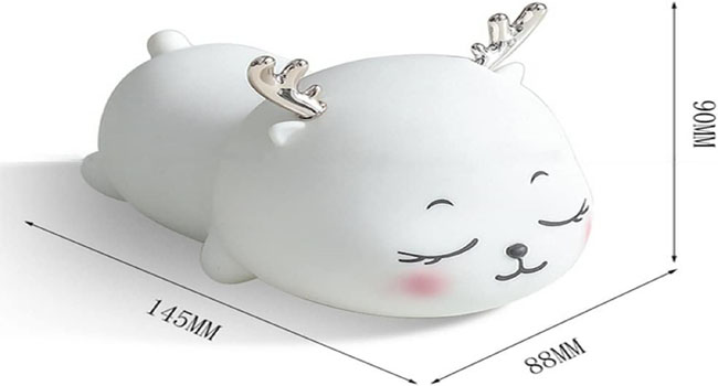 led deer night light dimmable deer night lamp warm light deer lamp cool light deer night light baby