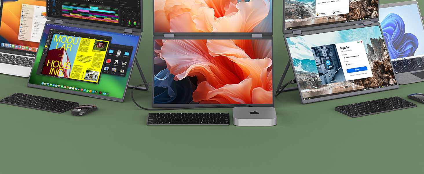 portable dual monitor