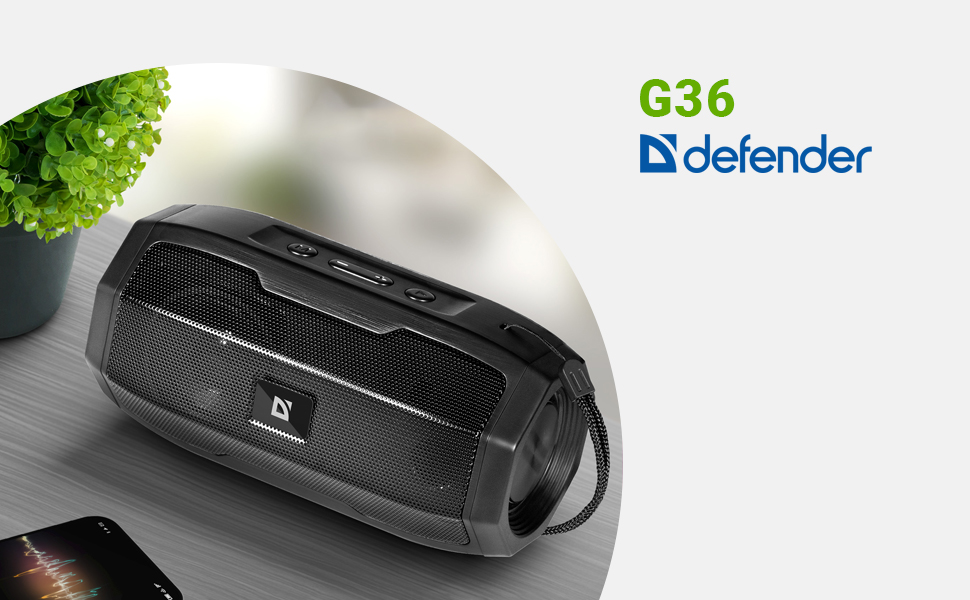 Defender Bluetooth Lautsprecher G36 - Musikbox & Portable Speaker mit ...