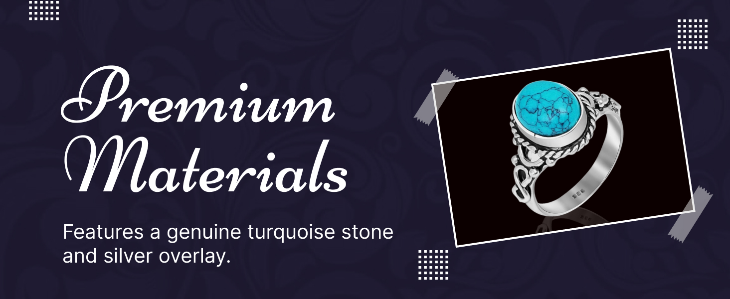 turquoise stone ring