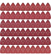 AUSTOR 60 Pieces Mouse Detail Sanding Sheets Pads 12 Holes Hook and Loop Sander Sandpaper Assorte...
