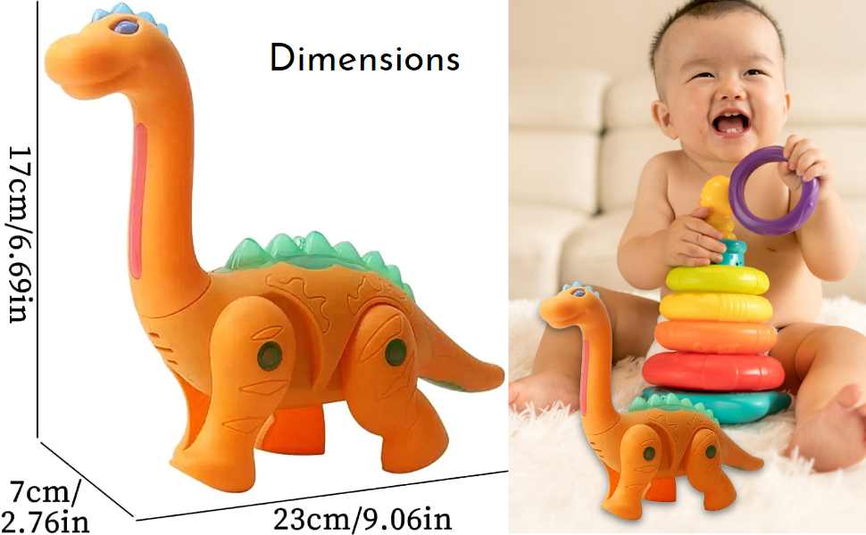 Buy iChoice™ Walking Dinosaurs Toy with Lights and Realistic Dinosaur