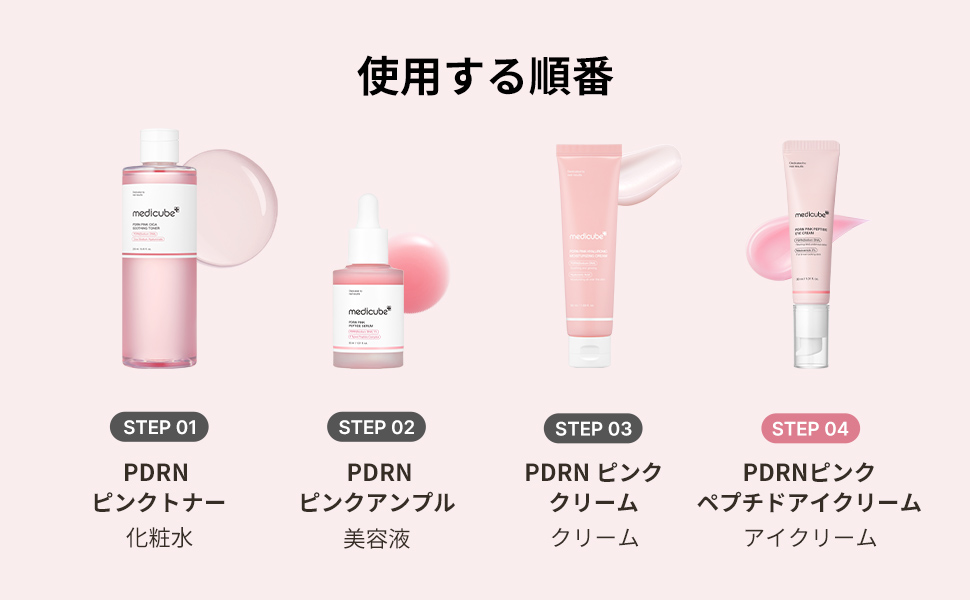 PDRNピンク　アイクリーム/化粧水/美容液/3点セット/未使用未開封 08b34116-e3df-4019-a60f-