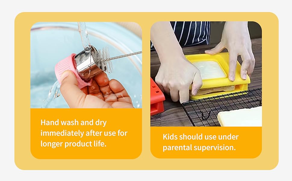 23Pcs Sandwich Cutter and Sealer Set, Food Cutters for Kids