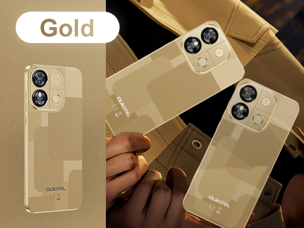 OUKITEL C57 Pro 16GB/128GB 金色 OUKITEL C57 Pro Smartphone No Contract 16GB + 128GB/1TB No