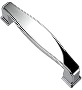 Alzassbg 10 Pack Polished Chrome Cabinet Pulls, 3 Inch(76mm) Hole Centers Cabinet Handles Kitchen...
