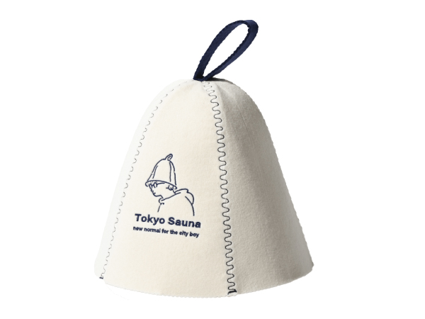 I ❤️ SAUNA サウナハット アイボリー サウナイキタイ サウナハット サウナチャンス アイボリー スリー