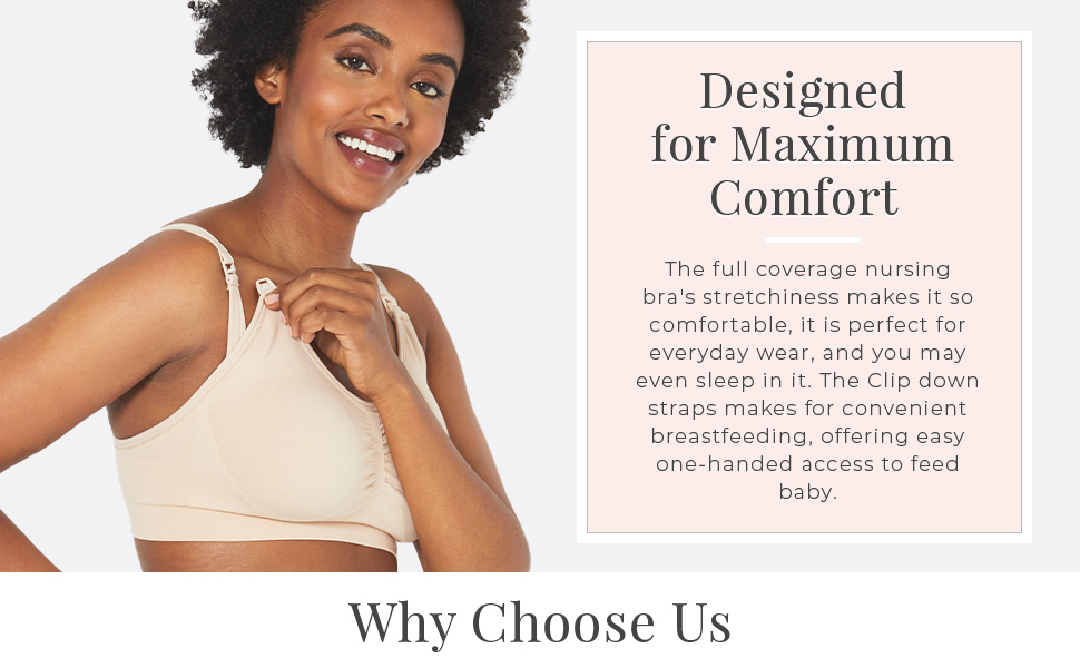 seamless clipdown designed for comfort