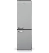 SWAN SR11020GRNE Retro 70/30 Fridge Freezer with 4 Glass Shelves, 3 Freezer Drawers, Salad Crispe...
