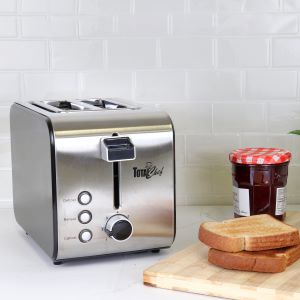 Total Chef 2-Slice Stainless Steel Toaster