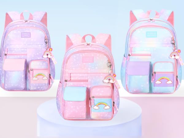 Rainbow Backpack set
