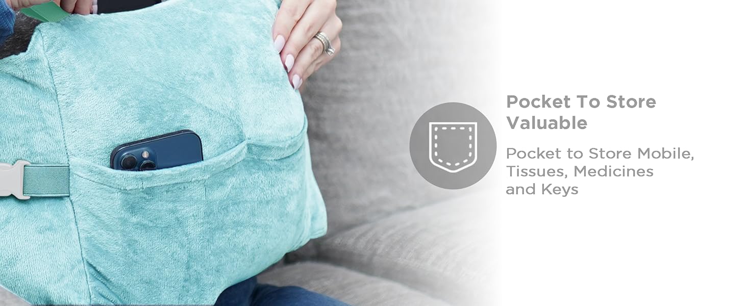 Zomaple Mastectomy Pillow Post Surgery Pillow, Breast