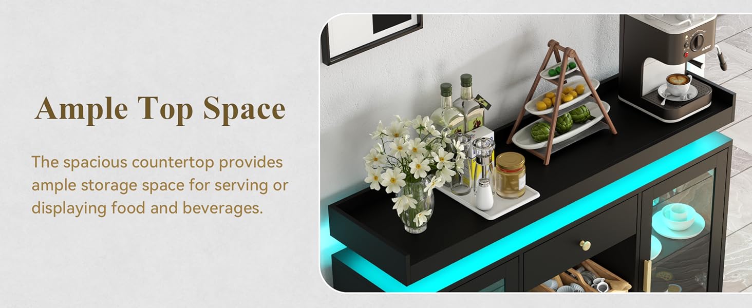 wine coffee bar cabinet