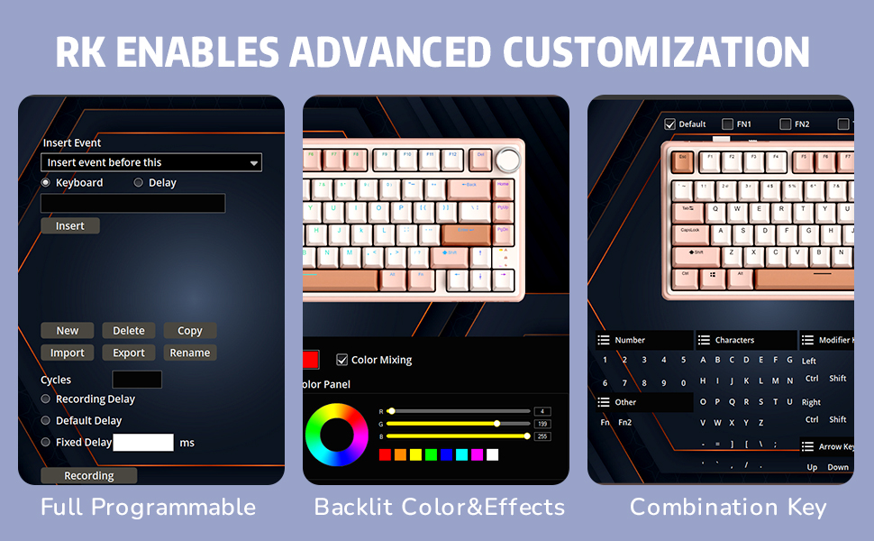 Highly Customizable Programmable Keys