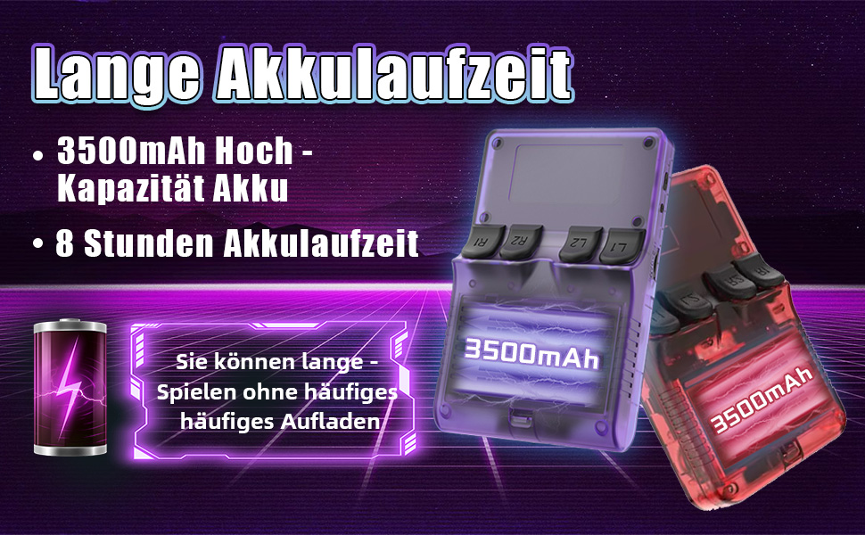 KINMRIS R36S Retro-Handheld-Spielekonsole