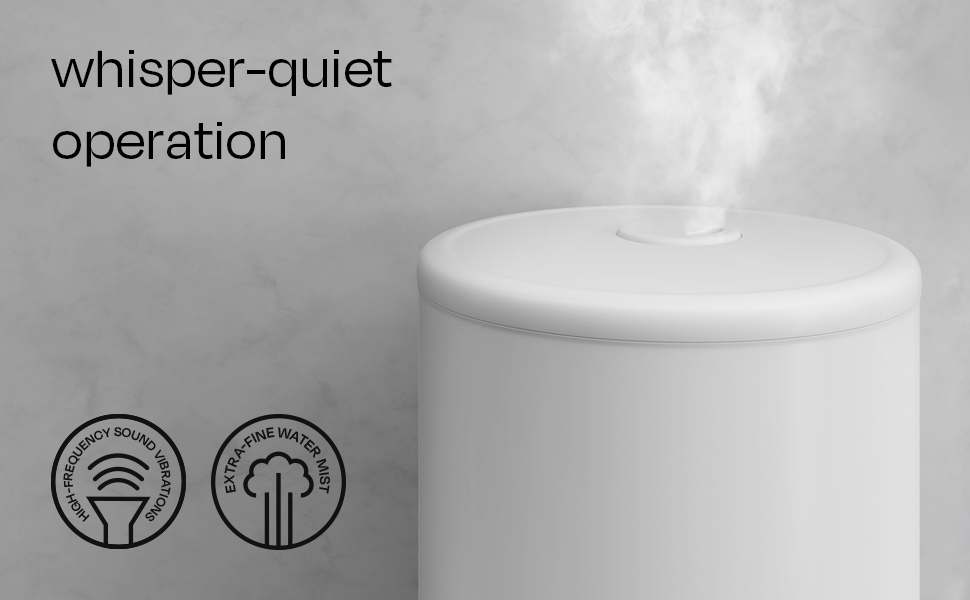 Humidifier for Bedroom, Cough & Congestion, 4L Air Humidifier for Home & Baby Room, Cool Mist