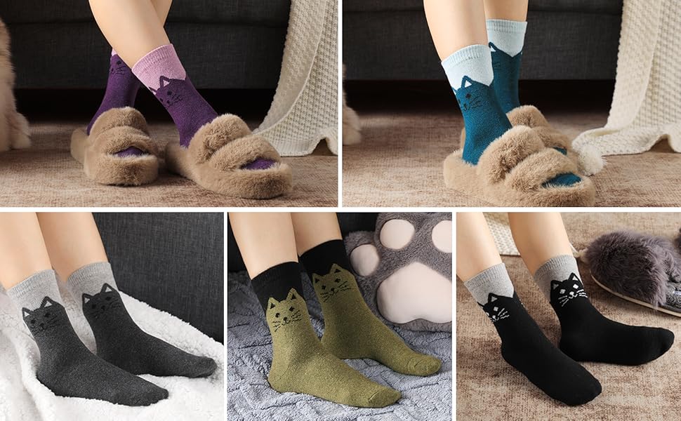 wool socks for women 