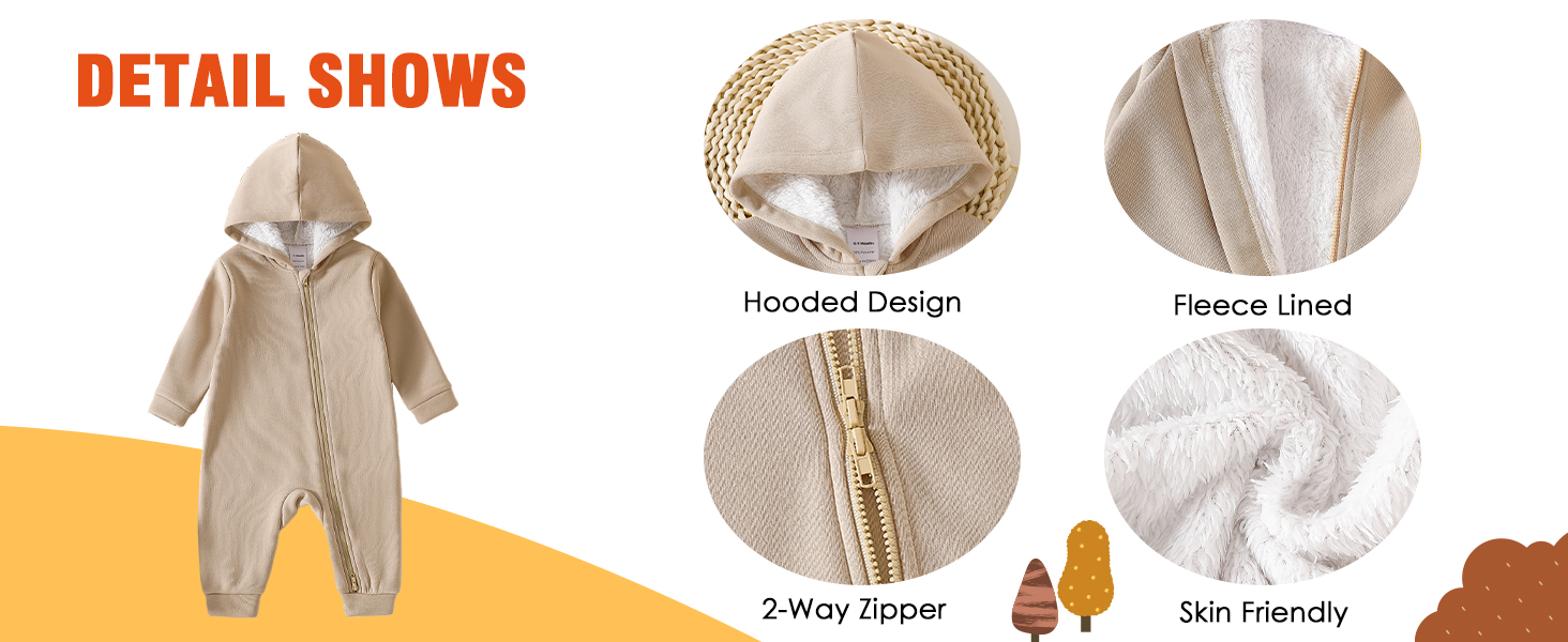 Baby Boy Hooded Jumpsuit