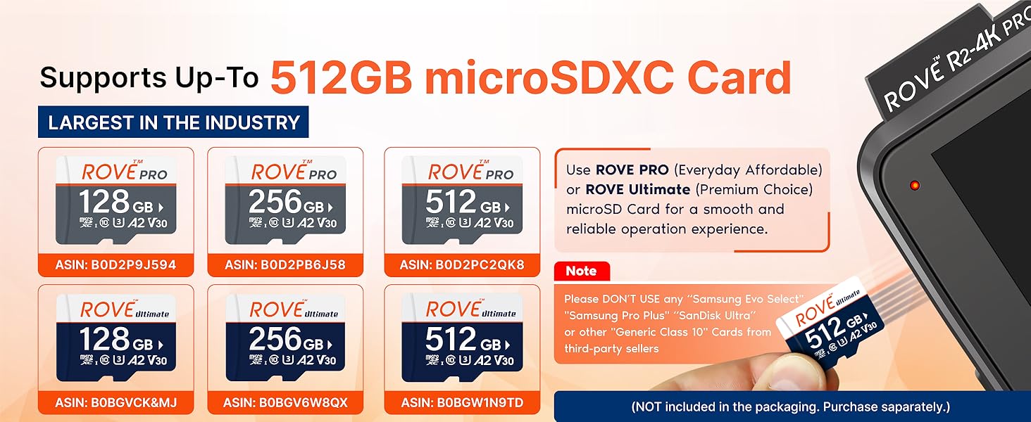 Supports Up-To 512GB MicroSDXC Card