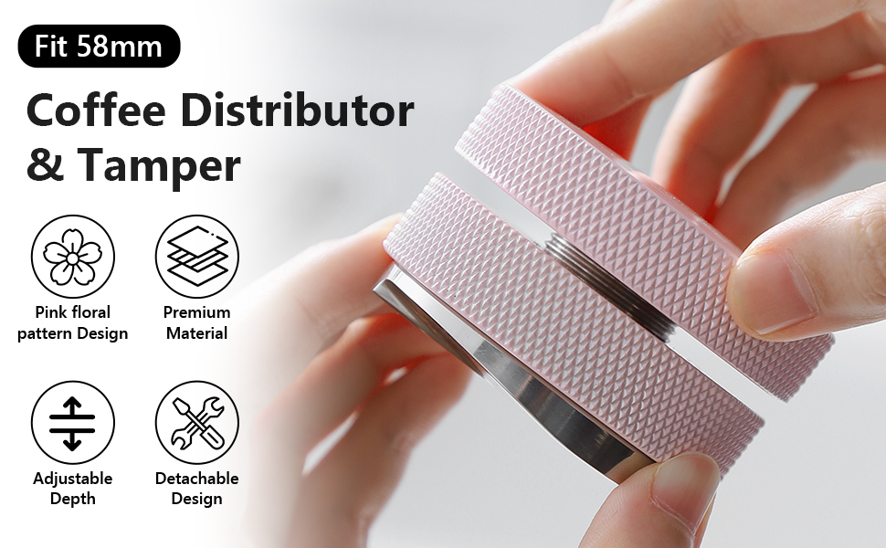 58mm Coffee Distributor & Tamper