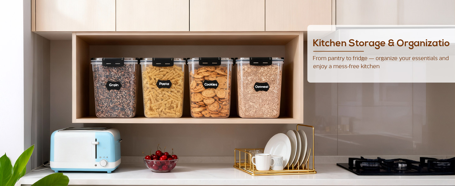 sugar and flour containers