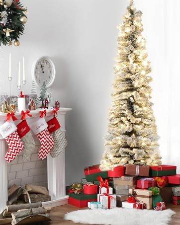 white christmas tree