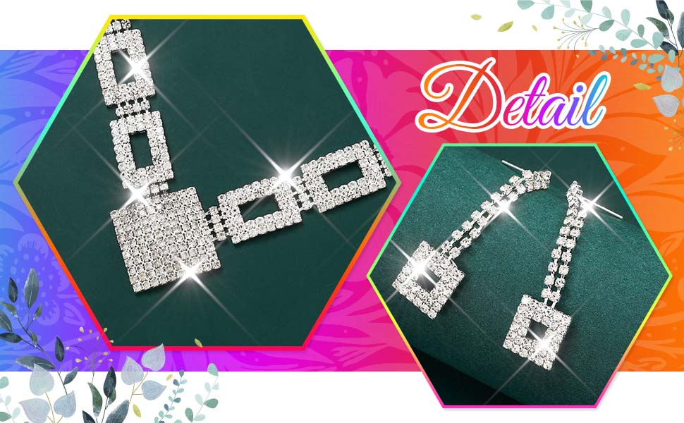 rhinestone wedding jewelry set silver accessories for women jewelry silver formal necklace